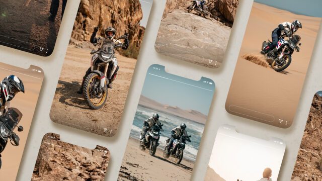 BMW Motorrad Österreich Social Media Stories mit Offroad Aufnahmen, Social Media Strategie und Konzeptentwicklung von Wuger