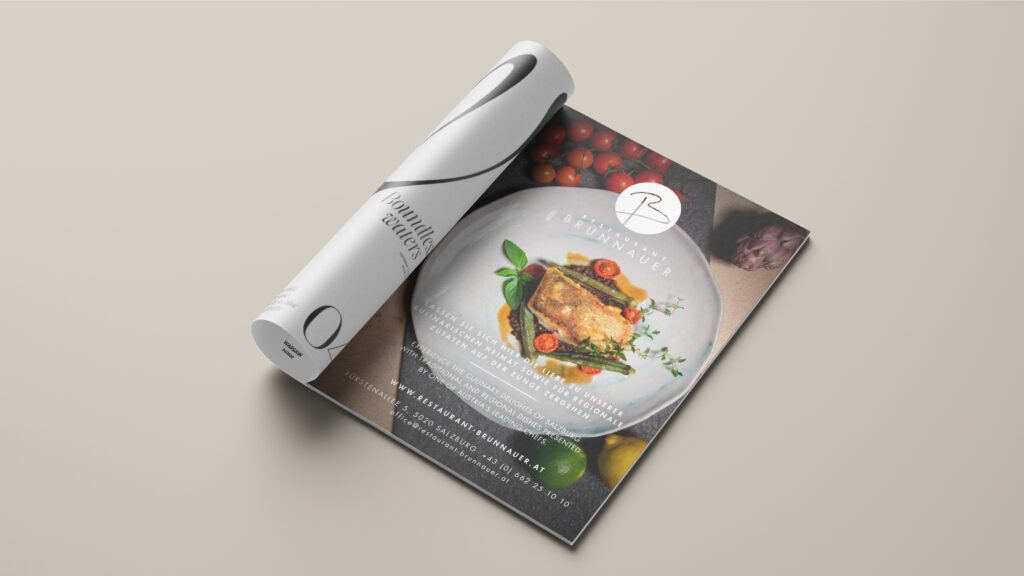 Die Gutscheinkarte spiegelt den Markenauftritt wider. Unser Corporate Design Gastronomie Case umfasst das Printdesign für Brunnauer