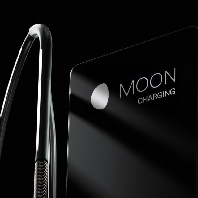 MOON Ladestation im Detail, Produktvisualisierung und Markenrelaunch von Wuger