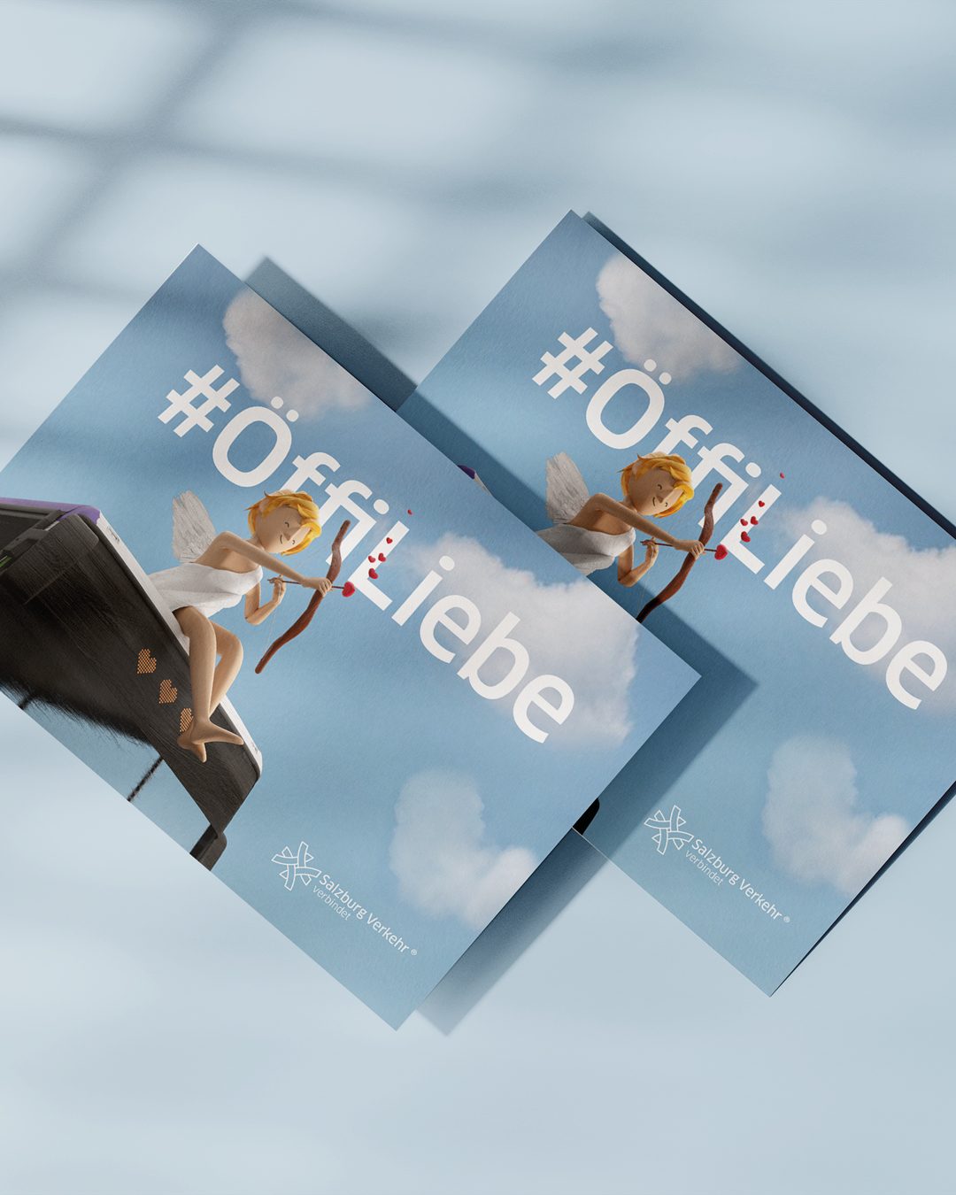 Visuals und Printmotive als Teil einer Event Marketing Kampagne, die reale Begegnungen schafft. Wuger Event Marketing Printmotive mit 3D Figur auf Busdach für interaktive Eventkampagne