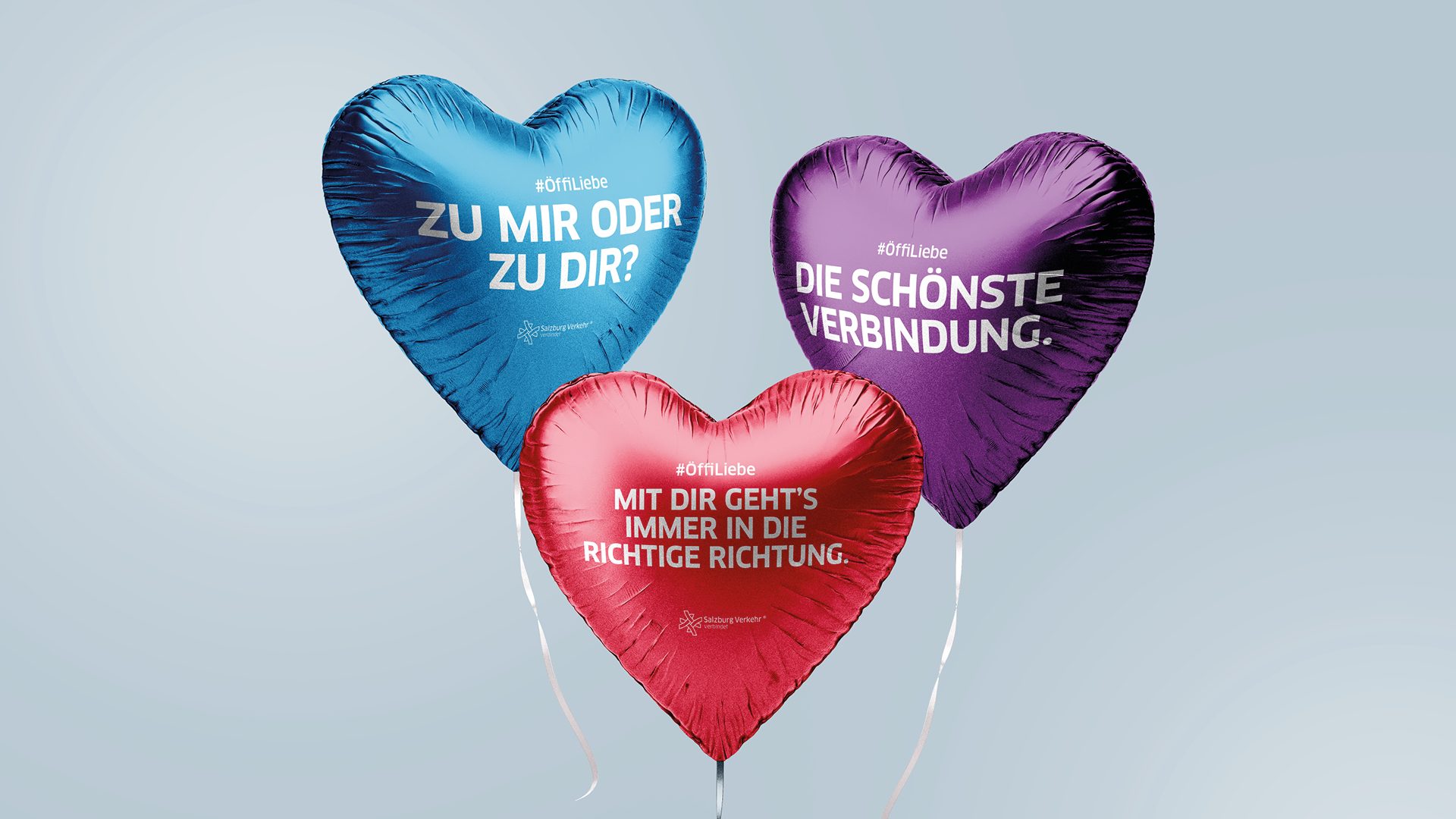 Visuals, die mit Leichtigkeit Aufmerksamkeit schaffen. Wuger Event Marketing Produktvisualisierung von herzförmigen Ballons als Merch für Live Events