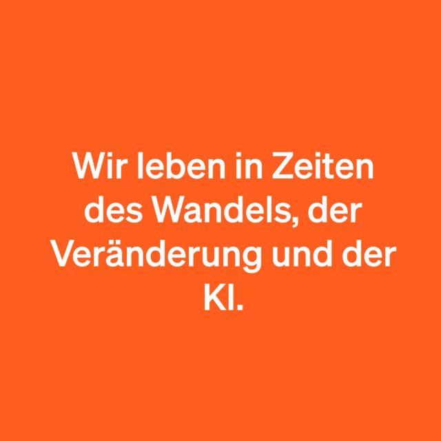 Textelement bei dem erklärt wird welche Rolle KI in der jetzigen Zeit spielt