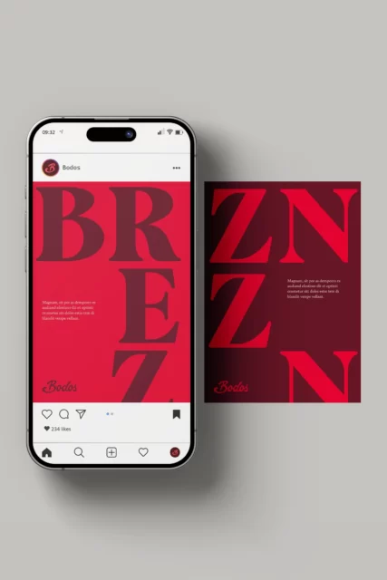 Plakativer als jedes Werbebanner und trotzdem organisch genug für den Feed. Social-Media-Assets mit plakativer Typografie als Markenkommunikation im Gastronomiebereich